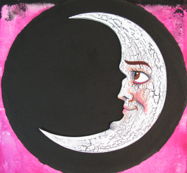 Cresent Moon Man in the Moon